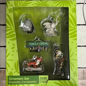 DisneyParks JUNGLE CRUISE Ornament Set New In Box